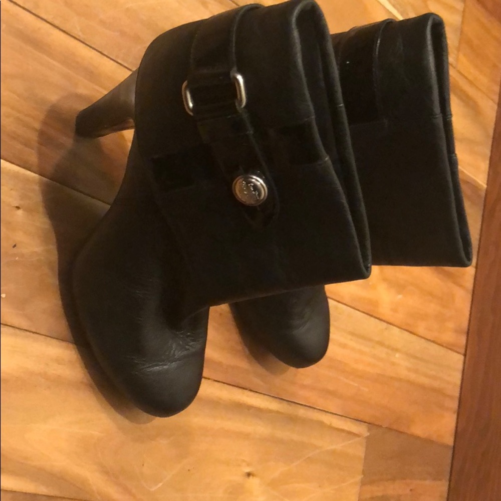Coach leather boots